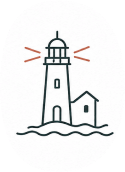 Illustration d’un phare normand
