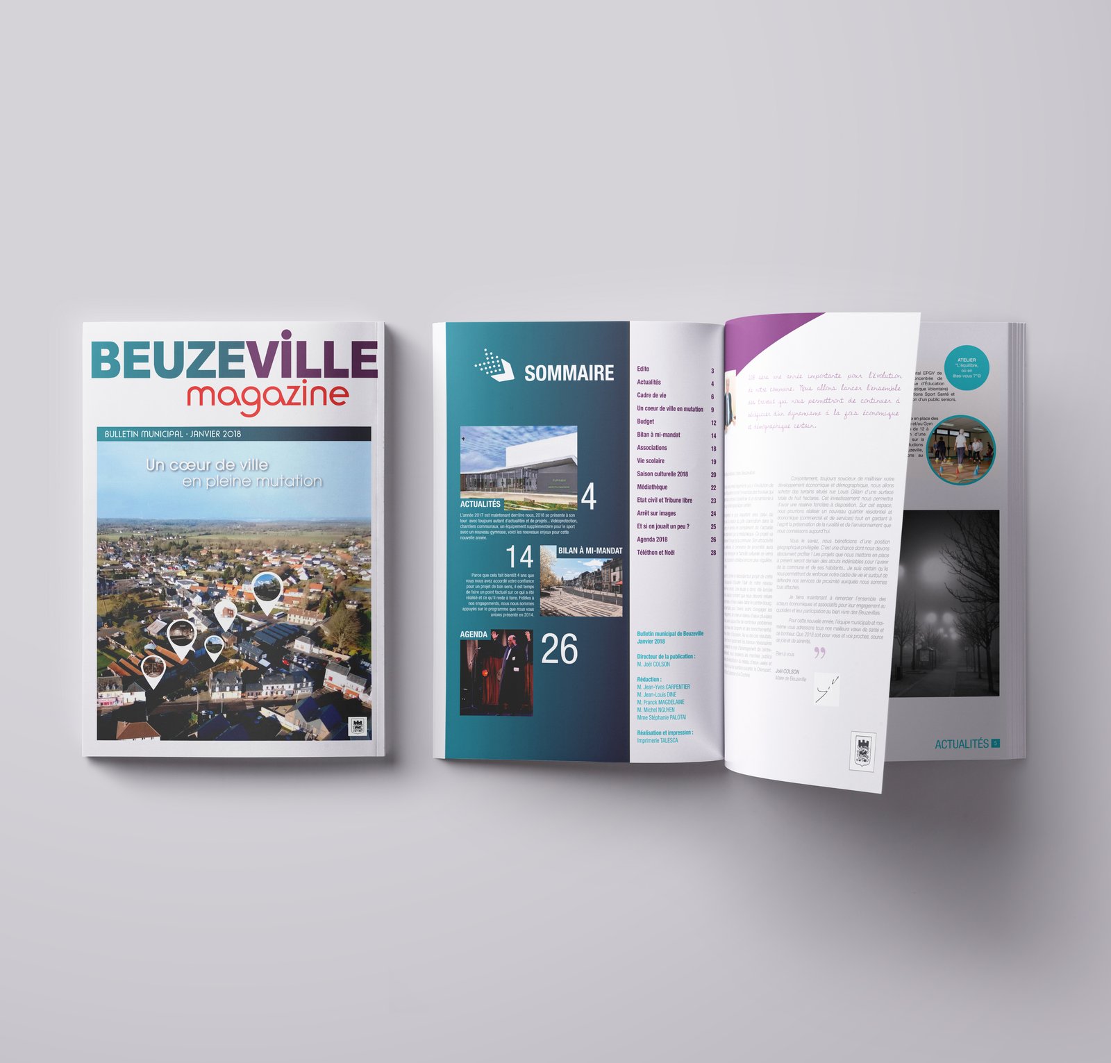 Magazine municipal de Beuzeville ouvert